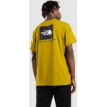 Reduzierte Gelbe Streetwear The North Face Redbox T-Shirts aus Baumwolle für Herren Größe S 