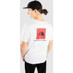 Weiße Streetwear The North Face Redbox T-Shirts aus Baumwolle für Herren Größe XL 