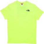 Gelbe Streetwear The North Face Redbox T-Shirts für Herren Größe S 