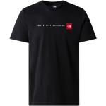 Reduzierte Schwarze Langärmelige The North Face NeverStopExploring T-Shirts aus Baumwolle für Herren Größe XXL 