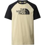 Reduzierte Beige Langärmelige The North Face Easy T-Shirts aus Baumwolle für Herren Größe S 