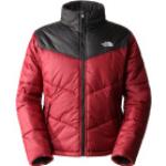 The North Face Saikuru Jacket Colorblock-Rot, Herren Ponchos & Capes, Größe L - Farbe Cordovan