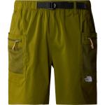Khakifarbene The North Face Class V Stretch-Shorts mit Gürtel für Herren Größe XL für den für den Sommer 