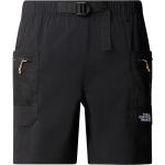 Schwarze The North Face Class V Stretch-Shorts mit Gürtel für Herren Größe XL für den für den Sommer 