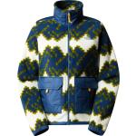 Blaue Streetwear The North Face Royal Arch Damenjacken aus Fleece Größe S für den für den Herbst 