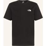 Schwarze The North Face T-Shirts für Herren Übergrößen 