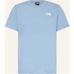 Hellblaue The North Face T-Shirts aus Baumwolle für Herren Größe XXL 