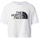 Weiße Streetwear The North Face Easy T-Shirts für Damen Größe M für den für den Herbst 