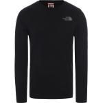 Schwarze Elegante Langärmelige The North Face Easy T-Shirts für Herren Größe S für den für den Herbst 
