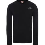 Schwarze Elegante Langärmelige The North Face Easy T-Shirts für Herren Größe L für den für den Herbst 