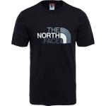 Schwarze Streetwear The North Face Easy Rundhals-Ausschnitt T-Shirts aus Baumwolle für Herren Größe M für den für den Herbst 
