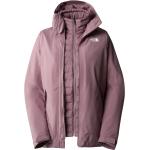 Graue Wasserdichte Atmungsaktive The North Face Carto Triclimate 3-in-1 Jacken mit Reißverschluss für Damen Größe S 