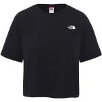 Schwarze T-Shirts aus Baumwolle für Damen Größe L für den für den Sommer 