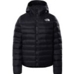Schwarze The North Face Aconcagua Nachhaltige Daunenjacken mit Kapuze für Damen Größe XS für den für den Winter 