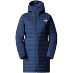 Reduzierte Blaue The North Face Daunenparkas aus Polyester mit Kapuze für Damen Größe XS für den für den Winter 