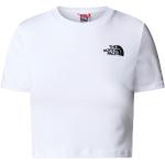Reduzierte Weiße Langärmelige The North Face T-Shirts aus Baumwolle für Damen Größe XXL 