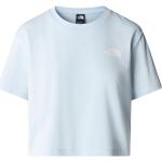 Reduzierte Graue Langärmelige The North Face Simple Dome T-Shirts für Damen Größe XS 