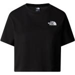 Reduzierte Schwarze Langärmelige The North Face Simple Dome T-Shirts für Damen Größe XS 