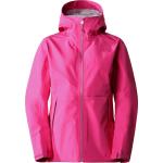Reduzierte Pinke Wasserdichte Atmungsaktive The North Face Dryzzle Damenjacken aus Polyester Größe XS 