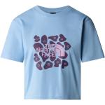 Reduzierte Blaue Langärmelige The North Face T-Shirts aus Baumwolle für Damen Größe L 
