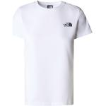Reduzierte Weiße Langärmelige The North Face Redbox T-Shirts aus Baumwolle für Damen Größe XS 