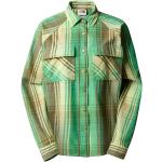 Reduzierte Grüne The North Face Outdoor-Hemden aus Flanell für Damen Größe XS 