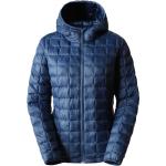 Blaue Gesteppte The North Face Thermoball Kapuzenjacken für Damen Größe XL für den für den Winter 