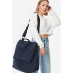 Blaue The Organic Company Nachhaltige Damenschultertaschen & Damenshoulderbags mit Reißverschluss mit Außentaschen 