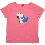 Pinke Kurzärmelige United Labels Die Peanuts Snoopy T-Shirts für Damen Größe XL 