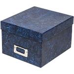 The Photo Album Company – ALBOX57BLUE – Robuste Geschenkbox zum Aufbewahren von Fotos, 13 x 18 cm, dunkelblau marmoriert