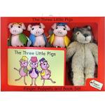 The Puppet Company Traditional Story Sets - Die drei kleinen Schweinchen Fingerpuppen