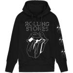 Schwarze Rolling Stones Damenhoodies & Damenkapuzenpullover mit Kapuze Größe 3 XL für Festivals 