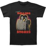 Schwarze Kurzärmelige Rolling Stones Herrenbandshirts Größe XXL 