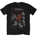 Schwarze Punk Rolling Stones Herrenbandshirts 
