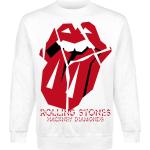 Weiße Rolling Stones Rundhals-Ausschnitt Herrenbandshirts Größe XXL für Festivals 