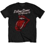 Schwarze Rolling Stones Bandshirts Größe L 
