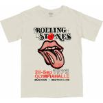 Sandfarbene Kurzärmelige Rolling Stones Bandshirts Größe XXL 