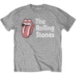 Graue Rolling Stones Herrenbandshirts Größe M 