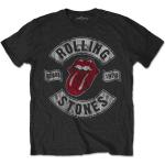 Schwarze Rolling Stones Herrenbandshirts Größe M 