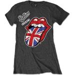 Anthrazitfarbene Vintage Rolling Stones Herrenbandshirts Größe L 