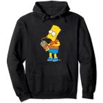 Schwarze Die Simpsons Bart Simpson Herrenhoodies & Herrenkapuzenpullover aus PU mit Kapuze Größe S 