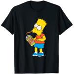 Schwarze Die Simpsons Bart Simpson Kinder T-Shirts 
