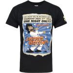 The Simpsons Herren James Brown One Night T-Shirt NS4018 (M) (Schwarz)