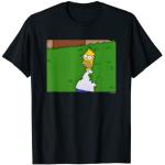 Schwarze Die Simpsons Homer Simpson T-Shirts für Damen Größe S 