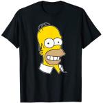 Schwarze Die Simpsons Homer Simpson T-Shirts für Damen Größe S 
