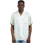Reduzierte Batik Kurzärmelige LEVI'S Shirts mit Tasche aus Lyocell für Herren Größe L 