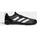 Schwarze adidas Low Sneaker mit Schnürsenkel in Normalweite aus Textil für Herren Größe 38,5 