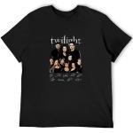 The #Twilight Saga Cast Full Signed #Edward Cullen #Bella Swan Graphic Gift Men T-Shirt Black S