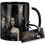 The Vampire Diaries Ian Somerhalder Paul Wesley Nina Dobrev Joseph Morgan A Tasse Innen & Henkel Schwarz Keramikbecher Mug