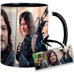 The Walking Dead Norman Reedus Daryl Dixon Tasse Innen & Henkel Schwarz Keramikbecher Mug